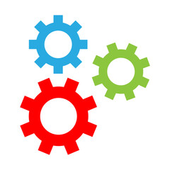 System Settings Vector Flat Icon Design