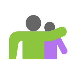 Support Vector Flat Icon Design