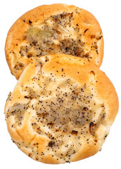 Cebularz - pszenny placek, z cebulą i makiem,  Cebularz - wheat cake with onion and poppy seeds