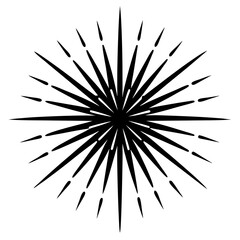 Fototapeta premium 4th of July silhouette vector of fireworks for festive creative use and marketing visuals.