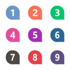 Number icon vector illustration. Infographic number icon vector. number icon vector
