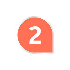 Number icon vector illustration. Infographic number icon vector. number icon vector