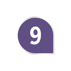 Number icon vector illustration. Infographic number icon vector. number icon vector