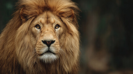 portrait of a lion
