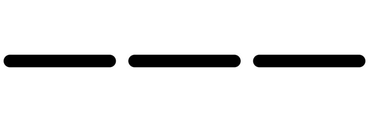 Straight line  stripe series from thin to thick. vector ilustration