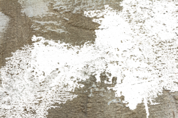 Realistic Damaged Dirty Concrete Wall Texture with Distressed Grainy Grunge Surface on Transparent Background