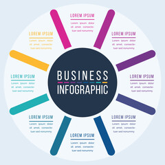 Infographic design 8 Steps for Data Visualization