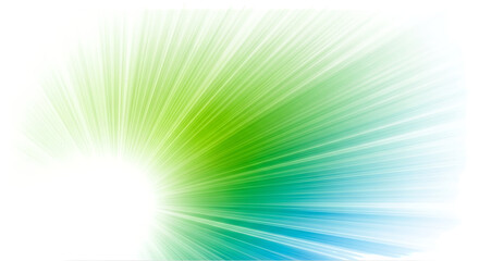 Obraz premium Abstract Green and Blue Radial Burst Background Design for Modern Presentations