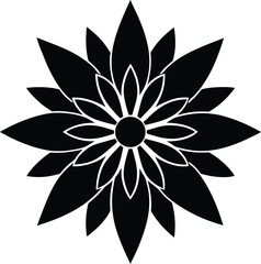 vector illustration of a flower