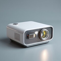3D icon of a digital laser projector, perfect for immersive presentations and displays.