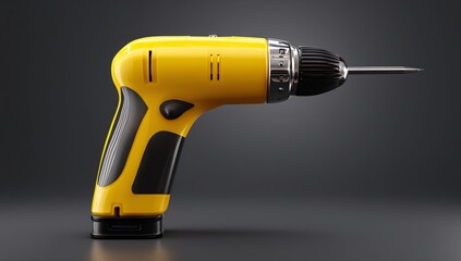 Icon of a 3D cordless screwdriver, showcasing its ergonomic and practical design