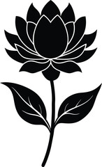 Obraz premium vector illustration of lotus flower