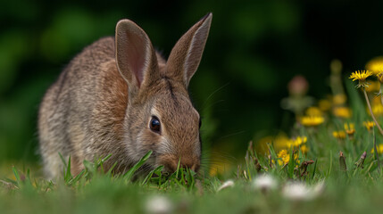 Fototapeta premium rabbit in the grass