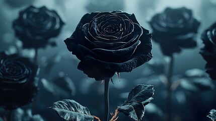 black rose on white background  HD 8k eid wallpaper photographic image