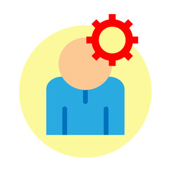 Industry Experience Vector Flat Icon Design