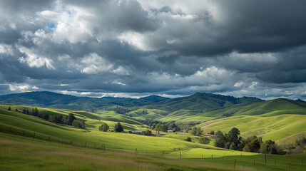 Obraz premium landscape with mountains