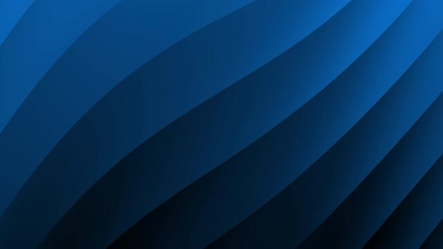Abstract image with smooth, curved blue lines creating a modern, layered wave pattern, Abstract texture Gradient motion Background animation.