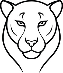 vector illustration of a tiger