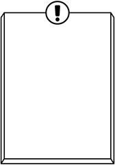 Exclamation Mark Notice Frame
