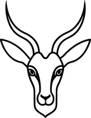 deer head vector