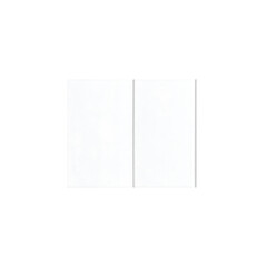 Blank white open book pages ready for design mockup on transparent background