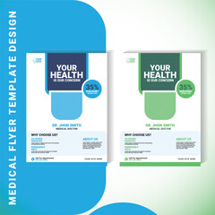 healthcare template design for a report and medical flyer design,leaflets decoration for printing and presentation vector.