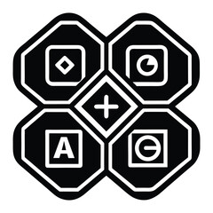 Mathematics icon. Simple illustration of mathematics vector icon for web design isolated on white background