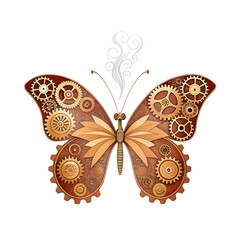 Pastel Butterfly Garden Clipart – Transparent Watercolor Illustrations with Delicate Floral Backgrounds