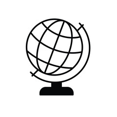 Globe Vector icon
