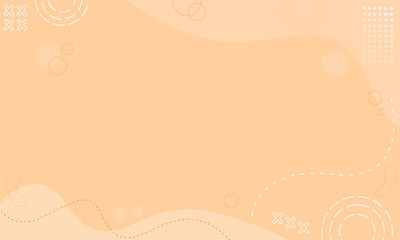 simple pastel orange cream vector background