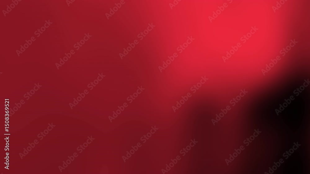 Poster a smooth red gradient background with a dark shadow in the lower right corner, creating an abstract 