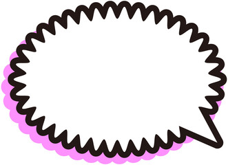 Comic Explosion Speech Bubble