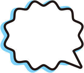 Comic Explosion Speech Bubble