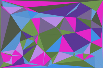 Abstract multicolor triangle background. Polygonal vector design in illustrator. Polygonal color background. Colorful polygonal background. colorful mosaic geometric background design with triangles