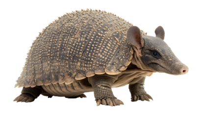 Armadillo isolated on transparent background