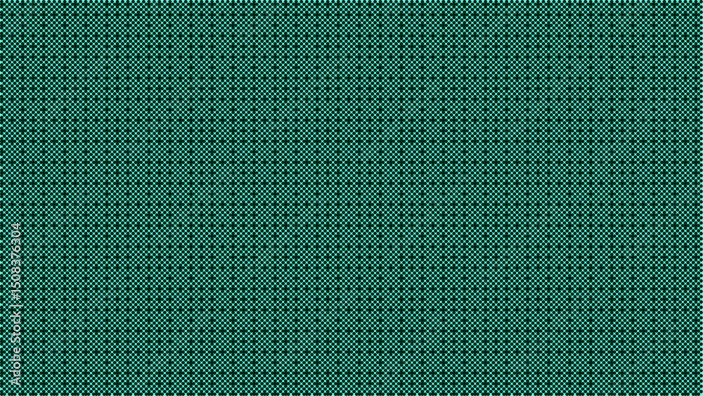 Fototapete Pixelated bitmap gradient texture. Retro pixel art, green dither pattern. Leisure or arcade games duotone 8 bit background. Vector illustration