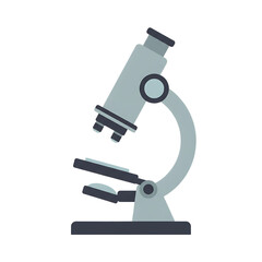 Scientific exploration, simple microscope illustration, medical advancement