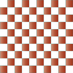 218 03 seamless repeating pattern with small hand drawn checkerboard in brown and white. Coastal, Americana, universal brown checker - checkered brownVector