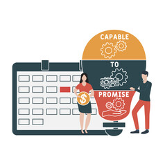 CTP - Capable to Promise acronym. business concept background. vector illustration concept with keywords and icons. lettering illustration with icons for web banner, flyer, landing