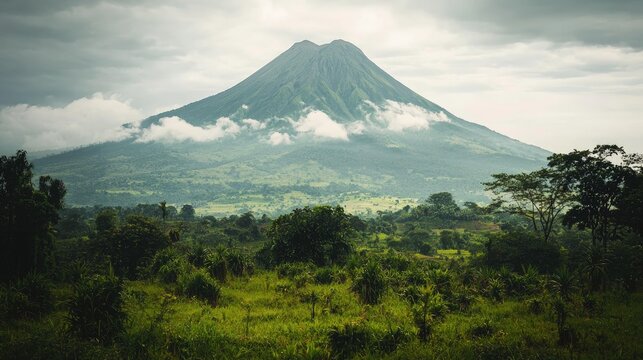 Cameroon landscape rainforests savannas and Mount Cameroon beautiful nature view