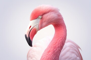 Fototapeta premium Flamingo bird animal beak.
