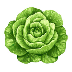Obraz premium Spinach vector logo isolated on a white transparent background