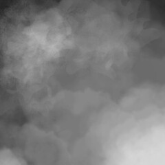 smoke on black background