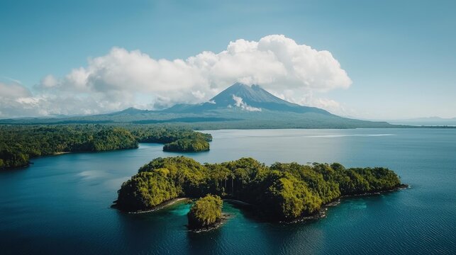 Equatorial Guinea landscape rainforests and volcanic islands beautiful nature view