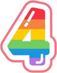 Rainbow Number 4
