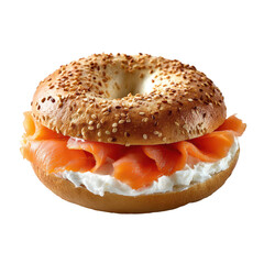 Delicious Smoked Salmon Bagel Sandwich