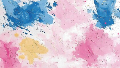 Abstract paint splatter art