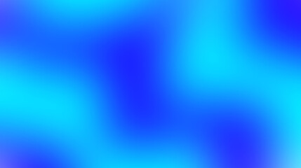 Vivid Blue and Cyan Gradient Abstract Background with Smooth Blurred Texture