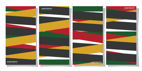 Abstract Juneteenth backgrounds set, abstract juneteenth pattern background juneteenth seamless pattern