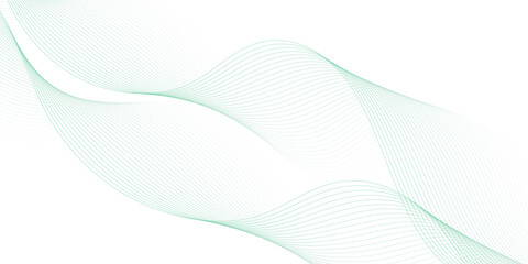 Abstract wave element for design. Digital frequency track equalizer. Stylized line art background. Vector illustration. Wave with lines created using blend tool.